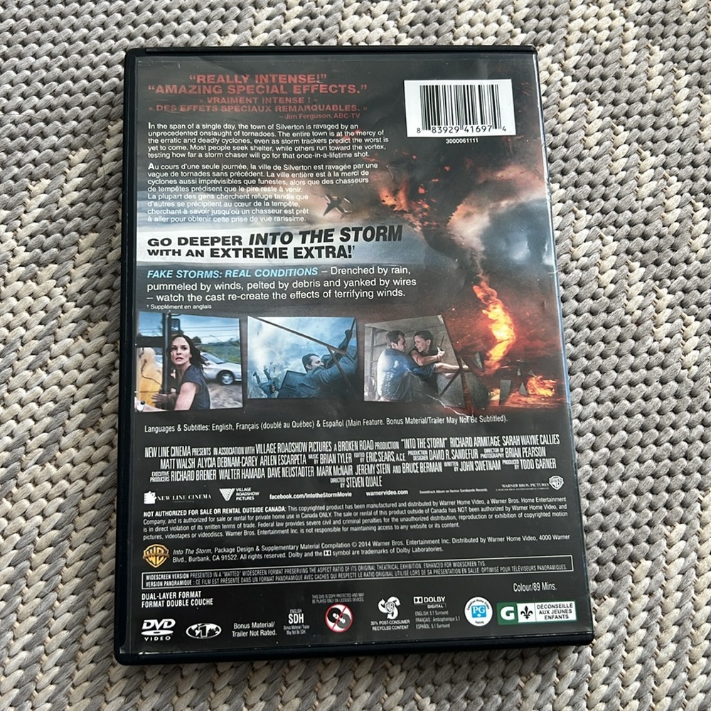 Into The Storm DVD 4/$20 - Picture 2 of 2